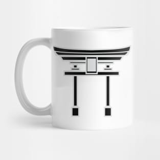 torii gate (black) Mug